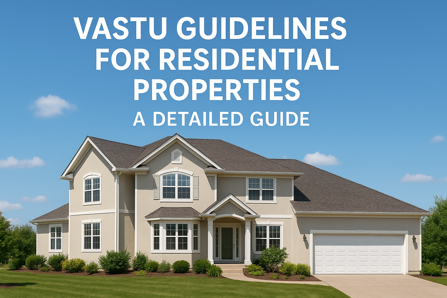 Vastu Guidelines for Residential Properties - A Detailed Guide